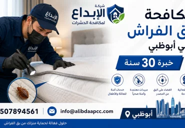 مكافحة بق الفراش في أبوظبي | أفضل شركة القضاء على بق الفراش نهائياً
