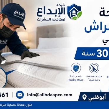 مكافحة بق الفراش في أبوظبي | أفضل شركة القضاء على بق الفراش نهائياً